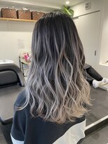 カラ ヘアーサロン(Kala Hair Salon)&nbsp;ハイライトバレイヤージュダブルカラーケアブリーチ20代30代40代