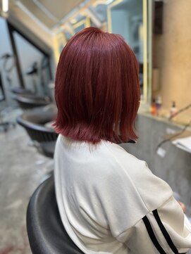 ロンド 表参道店(Lond) 髪質改善縮毛矯正レイヤーカット顔周り前髪韓国ミニウルフ