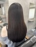 【髪質改善】カット+髪質改善ストレート¥17,000円→¥15,500
