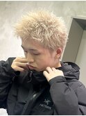 スパイキーショート ホワイトベージュ