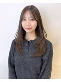 【Hinako】ショコラベージュ 韓国レイヤーカット