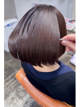 シック(Chic) ワンレンボブ×ペールミスティークターコイズ☆彡