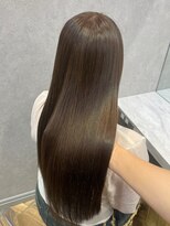 ロンド フィーユ(Lond fille)&nbsp;オリーブグレー髪質改善/黒髪/小顔/くすみベージュ/銀座 ■