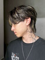 アルバム 池袋(ALBUM)&nbsp;サーフカール刈り上げセンターパート_ba568012