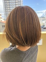 ラゾスタイルワークス(LAZO style works) ハイライトで魅せるボブ