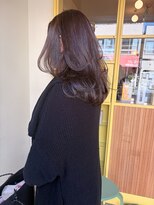ヒントステーション(HINTSTATION)&nbsp;〈浅草 半個室〉レイヤーミディ/ラベンダーブラウン