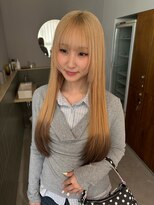 キオク(KIOX)&nbsp;ブロンドベージュ×裾カラー