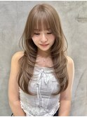 セミロングヘア*レイヤーカット*顔周り*髪質改善*30代40代50代