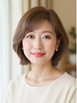 シャルマン 銀座(Charumante) 40代50代◎白髪ぼかしハイライト夏カラー髪質改善韓国風美髪