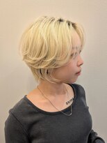 パール バイ ブローチ(Pearl by BroocH)&nbsp;大人ショート/ショートボブ/ブロンド/ブリーチ/北九州/小倉