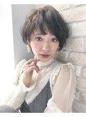 アッシュカラー・イメチェン・マッシュボブスタイル大人女子