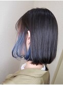 インナーカラー×インディゴブルー【Lille橋本】