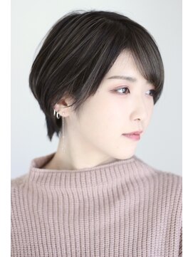 アオゾラヘアーカミノウラ(AOZORA HAIR kaminoura) ハイライト×ショート