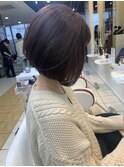 大人かわいい★30代40代 前下がりショートボブ/ワンカール