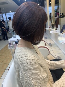 クオリス 上板橋店(QUALIS) 大人かわいい★30代40代 前下がりショートボブ/ワンカール