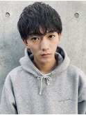 ◇王道束感ショート マッシュパーマ 黒髪◇