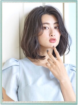 ノアエクレ 銀座(noah ecle) 『noah parfait大島流』透明感◎アッシュベージュ外ハネロブ