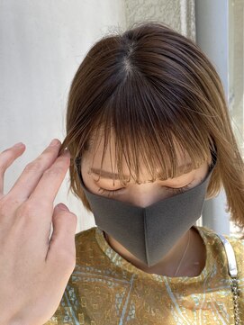 ロア 福岡天神本店(LORE) ハイライト×ボブ