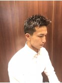 ビジネスショート/田町/理容室/床屋/アイロンパーマ/顔剃り/