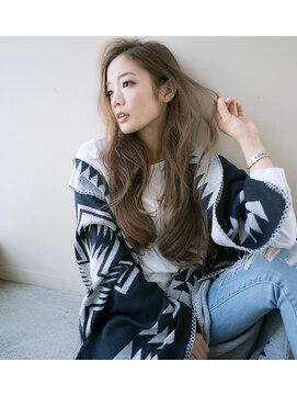 サードバイローラン(THiRD by ROULAND) 【THiRD】ナチュラルフリンジウェーブココアブラウン