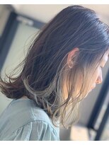 ブランシュ バイ アルティナ(Blanche by artina)&nbsp;外ハネミディアム×インナーグレージュ　【Blanche川崎】