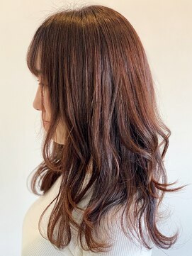 アークスヘアー ピンクべージュスタイリング楽♪大人かわいいゆるふわロング