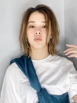 アイティー バイ アルバム 中野店(IT by ALBUM)&nbsp;ストレートボブ_ボブルフクールショートピンクベージュ_48040