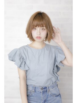 ルルディ バイ アフロディーテ銀座(luludi by APHRODITE) 20代30代40代50代/前髪/マチルダボブ/インナーグレージュ/銀座