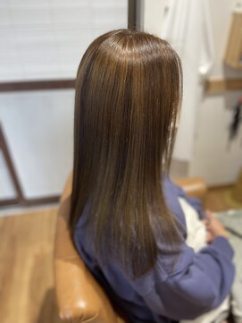 ヘアーアンドスパ アウローラ(AURORA) 白髪ぼかしハイライトカラー