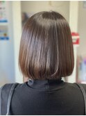 ケラチンカラーシンプルボブ