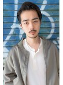 かき上げシルバーカラーサイドグラデーションスリークショート
