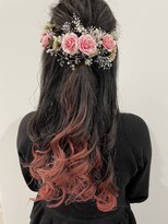 フォーディー(for D)&nbsp;Hair Salon for D ×　ハーフアップアレンジ