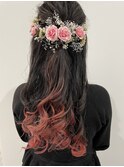 Hair Salon for D × ハーフアップアレンジ