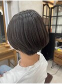 ［A'SHE］丸みショートボブ　重め
