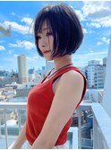 【morio池袋】綺麗で弾む夏ボブグレージュ♪
