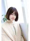 フェイスフレーミングボブ