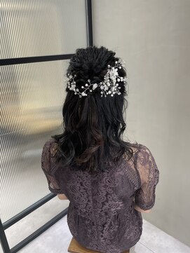 フェリア 松山(Feria) 【Feria松山】華やかハーフアップアレンジ‐相原愛梨‐