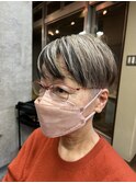 大人ツーブロック