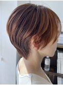 立体感ヘアー ハイライト オレンジ