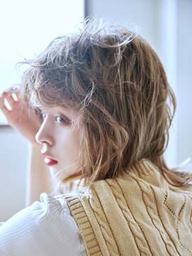 ヘアカフェ アティス(hair cafe Atease) ★外ハネウルフ