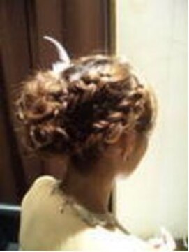 ハレ 中目黒(hale) 編みこみルーズアップ