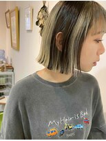 バローチェ(Barouche) 【Barouche/中島綾子】 コントラストハイライト ボブ 堀江