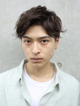 アンドレイ 表参道(andrey) 【ANDREY】アッシュブラック/ハイライト/マッシュパーマ/ウルフ