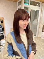 ミーナ バイ アーバン(Meena by urban.)&nbsp;【ANNEXハザマ】ブリーチなしカラー×ほんのりピンクブラウン