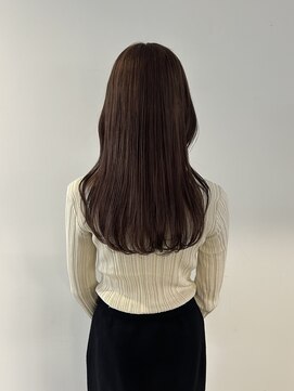 ニコフクオカヘアーメイク(NIKO Fukuoka Hair Make) [NIKO]ベージュカラー ラベンダーベージュ ロングヘア