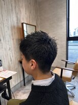 エヌアンドエー 杉戸高野台店(N&A)&nbsp;メンズカット スーツにあう爽やか黒髪短髪清潔感ヘア