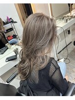 ブレンド 渋谷(BLend)&nbsp;ハイライトブルージュマチルダボブインナーグレージュ