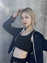 ナナシ(nanac)&nbsp;ことりベージュ外はねエアリーカールo五反田20代30代40代