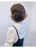 コニーズヘアサロン(Connie's Hair Salon)&nbsp;あごラインボブのゆるふわパーマ♪