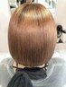 cut+メテオカラー+ダメージレスストレート+髪質改善TR￥23100→￥22000